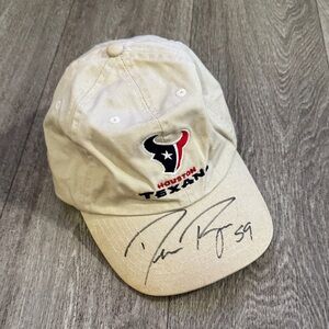 Autographed DeMeco Ryans #59 NFL Houston Texans adjustable hat